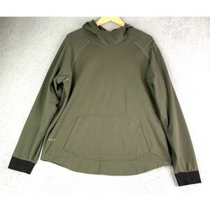 BYLT Premium Drop Cut Pullover Hoodie Mens Size Medium Green Longsleeve Hoodie